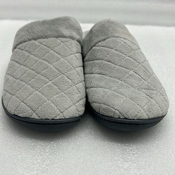 Isotoner Quilted Microterry Hoodback Womens Clog Slippers - Picture 8 of 8